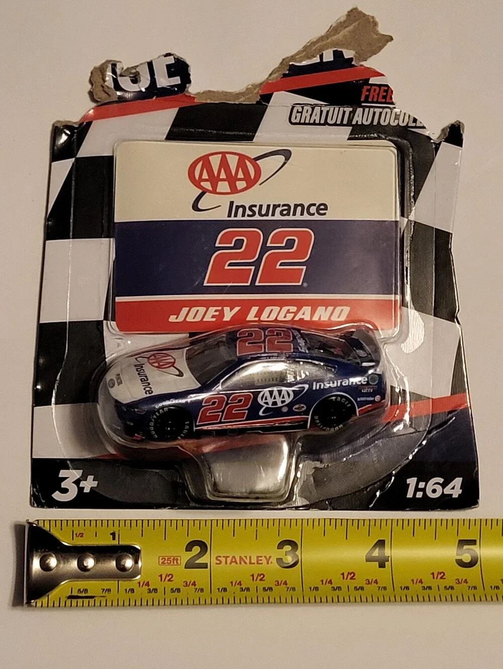 Joey Logano #22 AAA Insurance Die-Cast Car